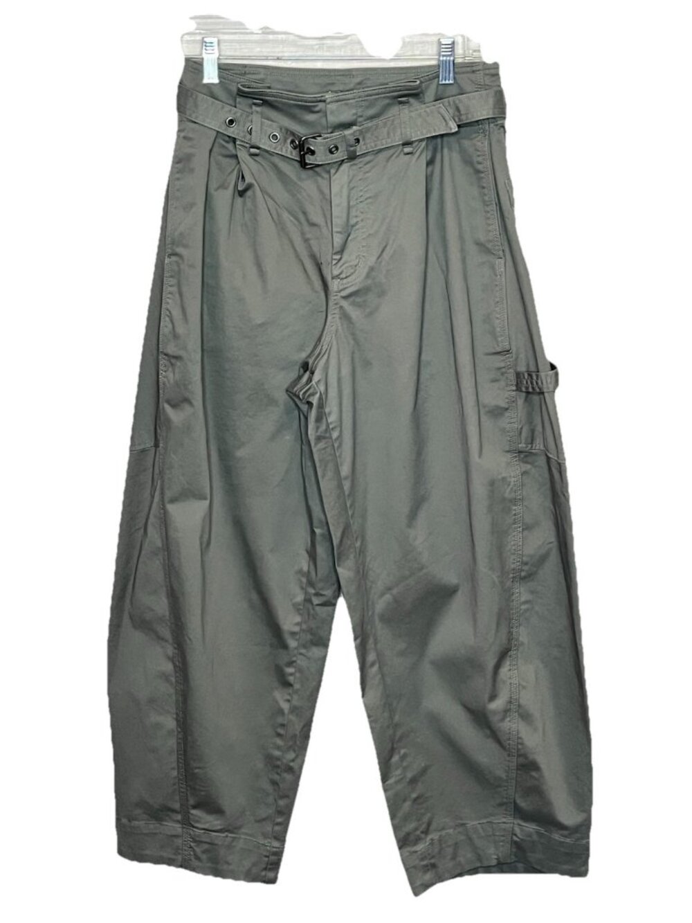 Abercrombie & Fitch Curve Love 27 Short Utility Carpenter Wide Leg Barrel Pants
